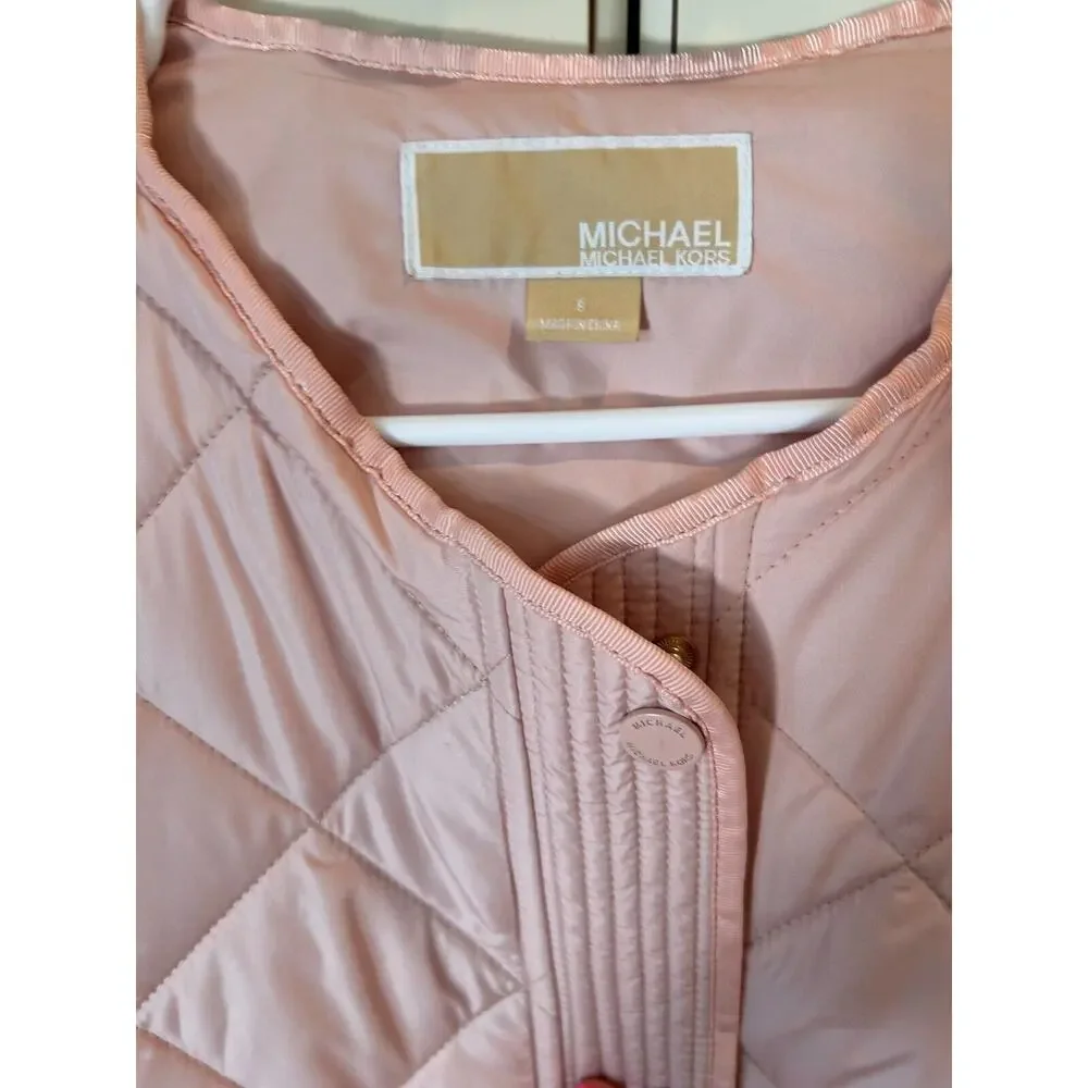 Michael Michael KORS Diamond Quilt Polyfill Jacket S 4-8 NEW MSRP $275